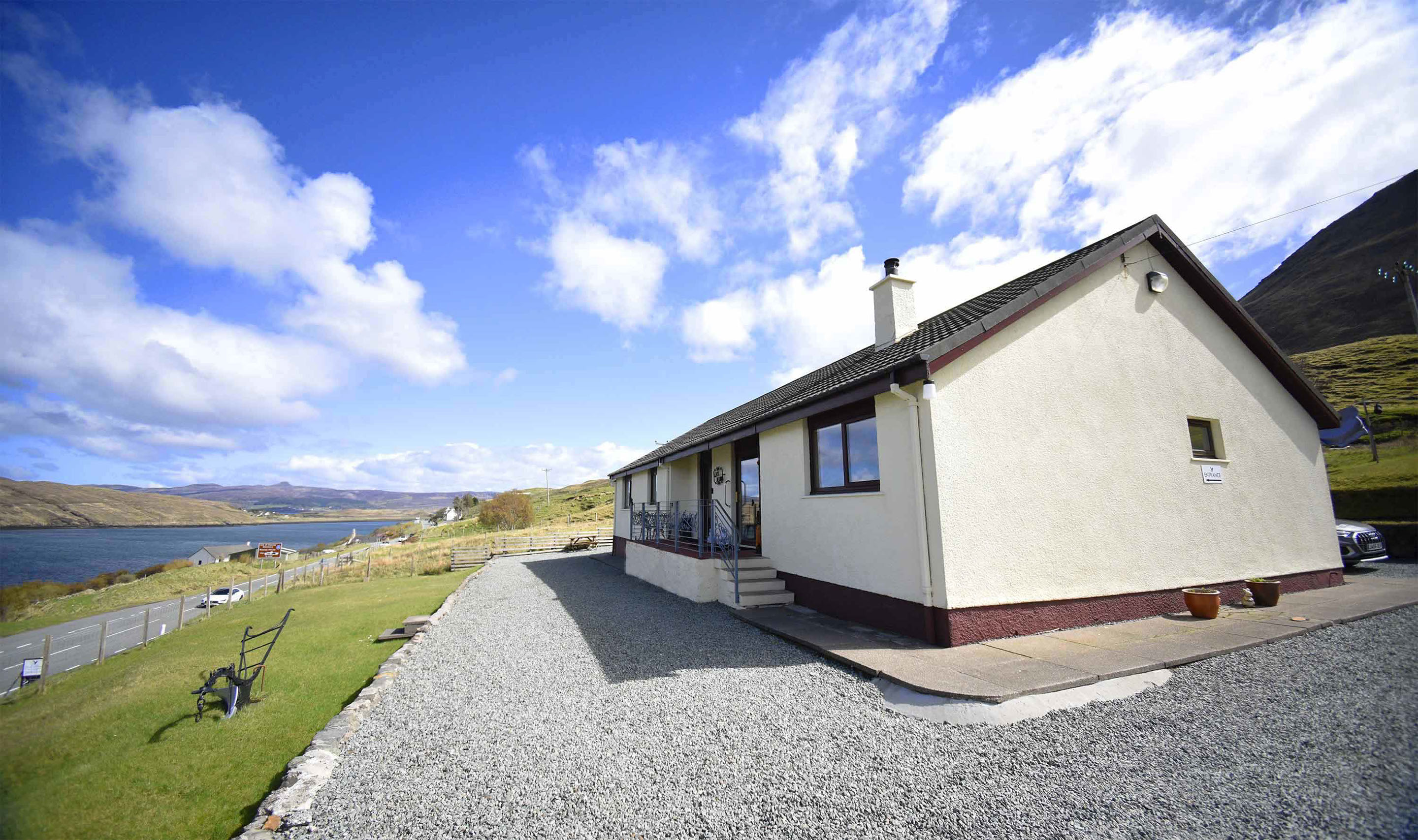 Enjoy stunning sea views from Taransay House Luxury Guest House Accommodation balcony