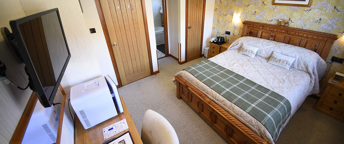 Spacious rooms en suite at our Sconser Bed and Breakfast with sea views