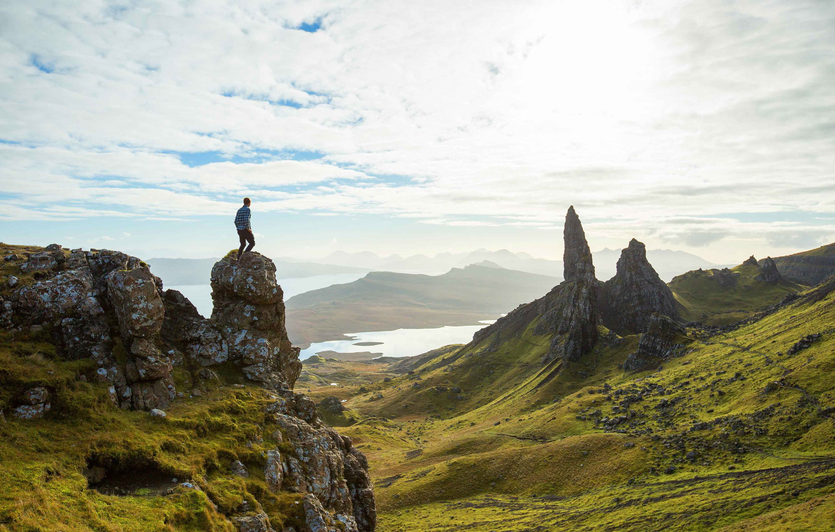 Explore the Old Man of Storr at Loch Aluinn Bed and Breakfast accommodation